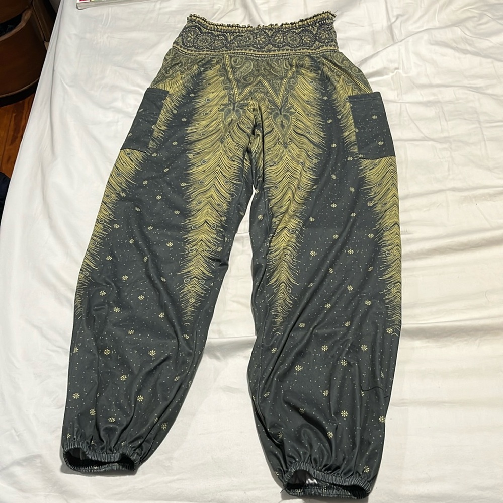 Green joggers